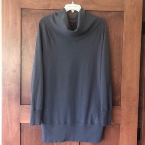 Gray sweatshirt tunic